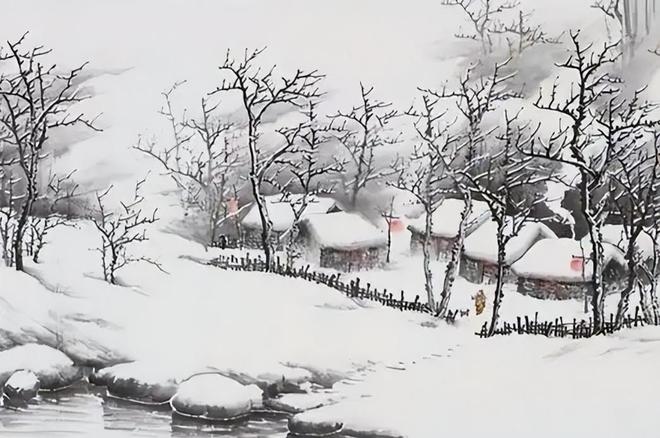 今日进五九老话“五九雪花稠吃喝不用愁”雨雪天啥预兆(图5)