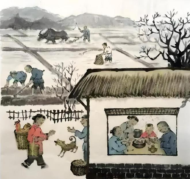 今日进五九老话“五九雪花稠吃喝不用愁”雨雪天啥预兆(图6)