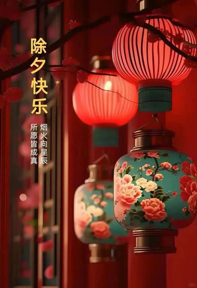 今日除夕祝福文案烟火照人间万家共团圆愿您岁岁平安！(图11)