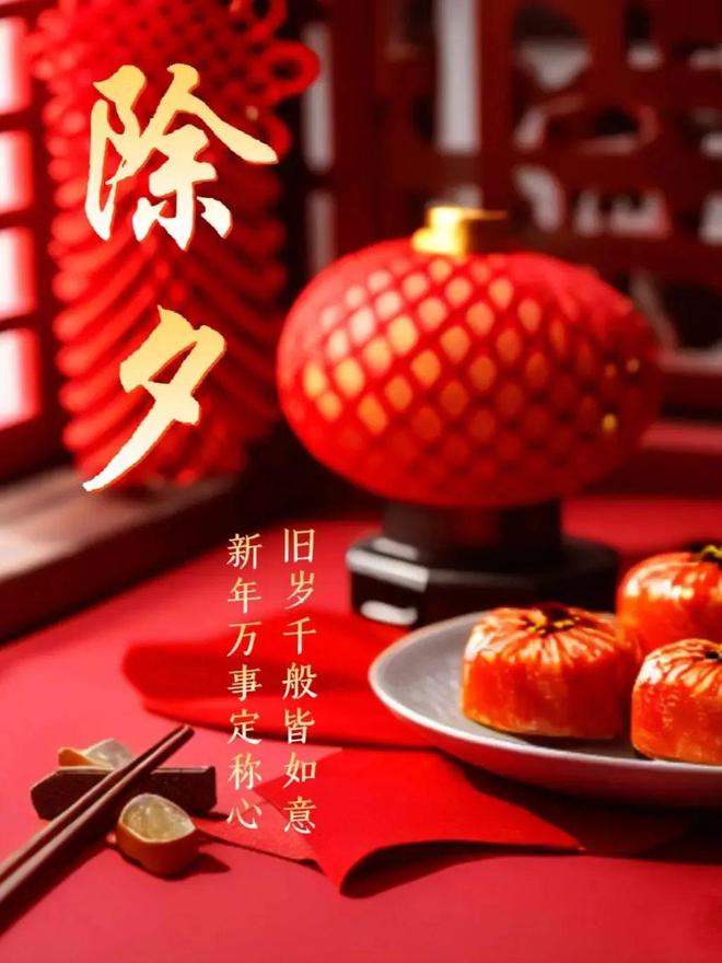 今日除夕祝福文案烟火照人间万家共团圆愿您岁岁平安！(图15)