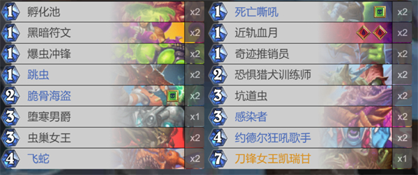 炉石传说星际英雄传虫DK卡组构筑推荐(图2)