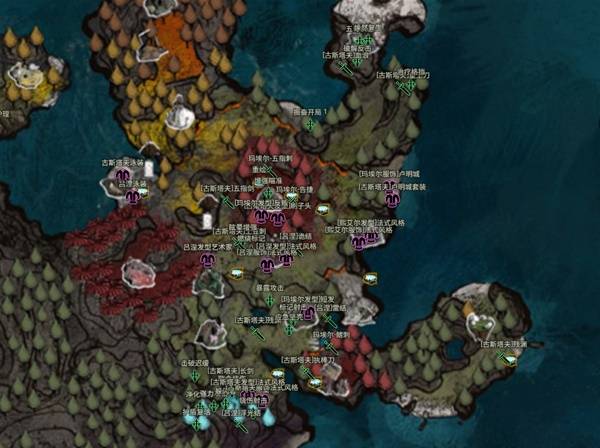 《光与影：33号远征队》眼眸岛地图：解谜与隐藏物品一览(图1)