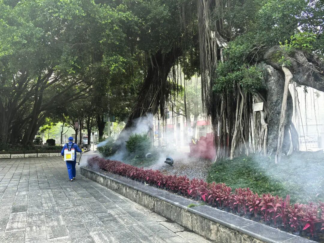 长泰：开展全域消杀筑牢防控屏障(图2)