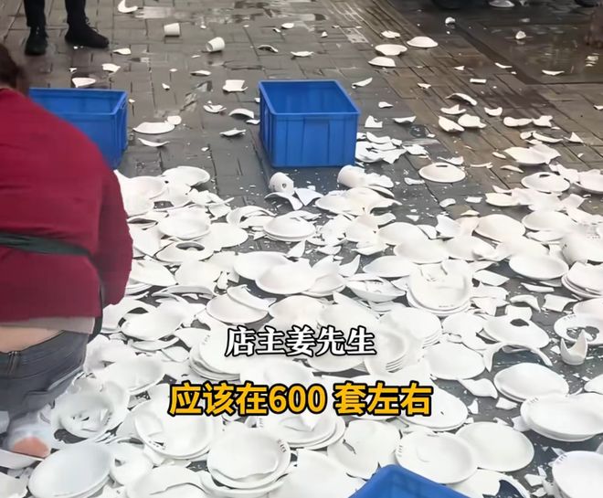 女子带狗就餐店主砸了600套餐具！停业消杀！当事人道歉(图1)