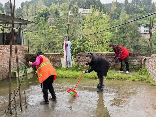 蓬安县金溪镇集中开展爱国卫生“大清理、大消杀、大整治”活动(图5)